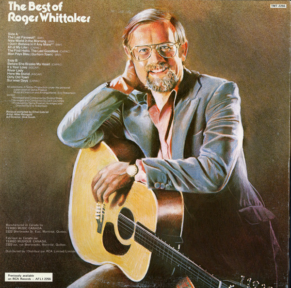Roger Whittaker - The Best Of Roger Whittaker (LP, Comp, RE) (Mint (M)) - Image 2
