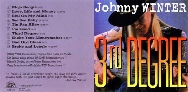 Johnny Winter - 3rd Degree (CD, Album) (Near Mint (NM or M-)) - Image 4