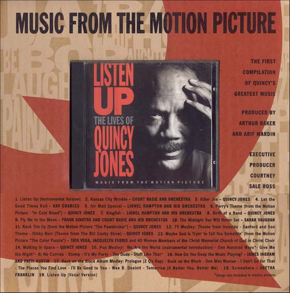 Quincy Jones - Listen Up (The Lives Of Quincy Jones) (CD, Album, Box) (Mint (M)) - Image 2