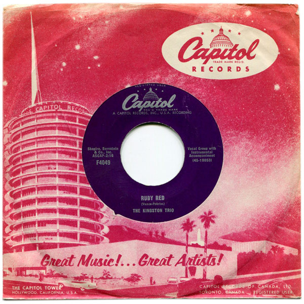 Kingston Trio - Tom Dooley (7", Single) (Near Mint (NM or M-)) - Image 4