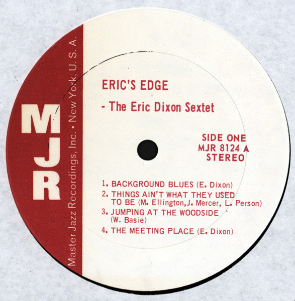 The Eric Dixon Sextet - Eric's Edge (LP, Album) (Very Good Plus (VG+)) - Image 3