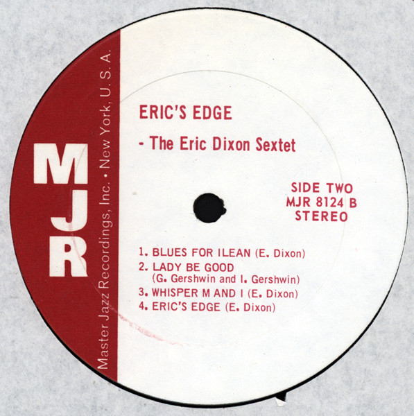 The Eric Dixon Sextet - Eric's Edge (LP, Album) (Very Good Plus (VG+)) - Image 4