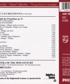 Alternative view of Ludwig van Beethoven, Orchestra Of The 18th Century, Frans Brüggen - Die Geschöpfe Des Prometheus = The Creatures Of Prometheus = Les Créatures De Prométhée (CD, Album) (Near Mint (NM or M-))