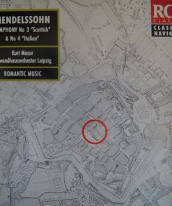 Felix Mendelssohn-Bartholdy - Gewandhausorchester Leipzig, Kurt Masur - Symphony No 3 "Scottish" & No 4 "Italian" (CD, Comp, RE) (Mint (M))