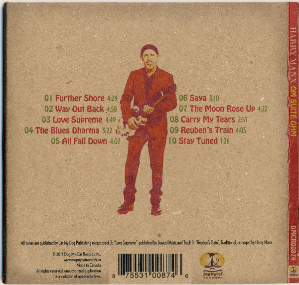 Harry Manx - Om Suite Ohm (CD, Album) (Near Mint (NM or M-)) - Image 2