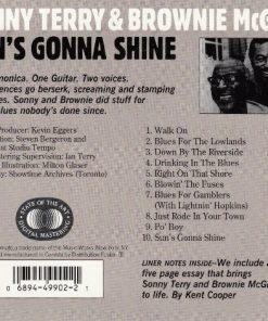 Sonny Terry & Brownie McGhee - Sun's Gonna Shine (CD, Album) (Near Mint (NM or M-)) - Image 4