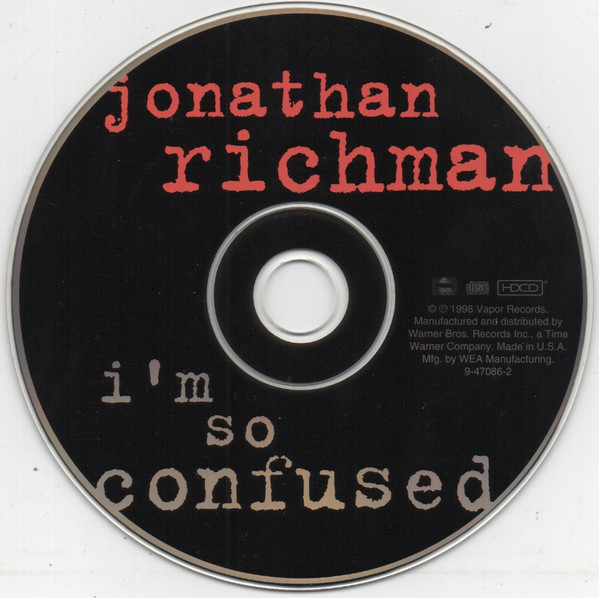 Jonathan Richman - I'm So Confused (HDCD, Album) (Near Mint (NM or M-)) - Image 3