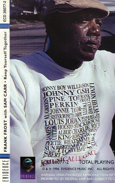 Frank Frost With Sam Carr (2) - Keep Yourself Together (CD, Album) (Near Mint (NM or M-)) - Image 2