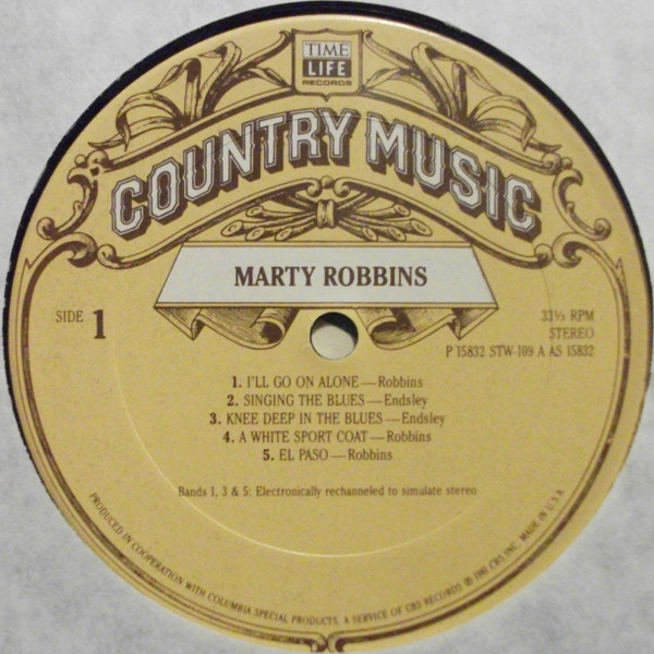 Marty Robbins - Country Music (LP, Comp) (Mint (M)) - Image 3
