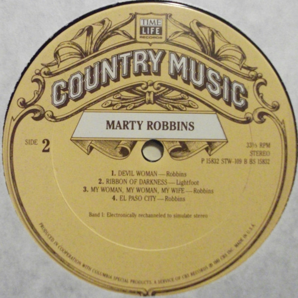 Marty Robbins - Country Music (LP, Comp) (Mint (M)) - Image 4