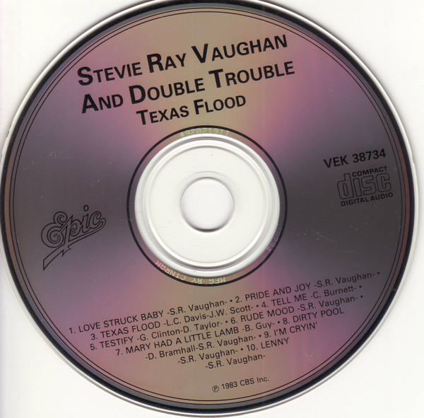 Stevie Ray Vaughan & Double Trouble - Texas Flood (CD, Album, RE) (Near Mint (NM or M-)) - Image 3