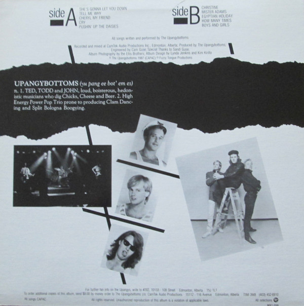The Upangybottoms - Upangymania (LP) (Near Mint (NM or M-)) - Image 4