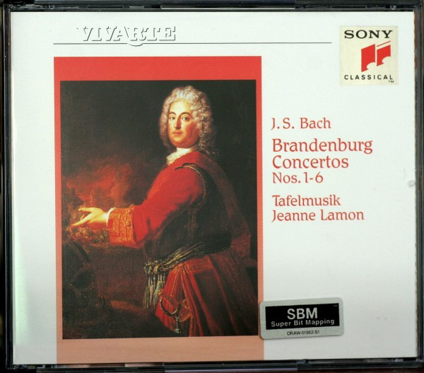 Johann Sebastian Bach, Tafelmusik Baroque Orchestra, Jeanne Lamon - Brandenburg Concertos Nos. 1–6 (2xCD, Album, SBM) (Near Mint (NM or M-))