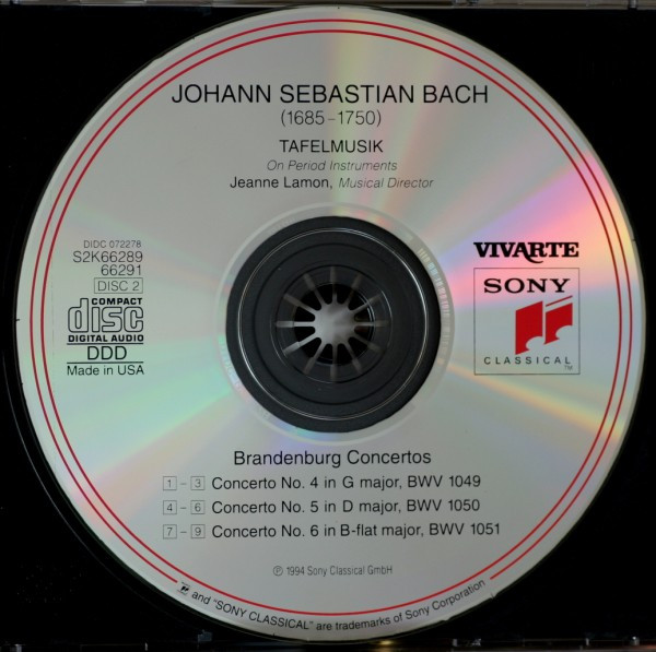 Johann Sebastian Bach, Tafelmusik Baroque Orchestra, Jeanne Lamon - Brandenburg Concertos Nos. 1–6 (2xCD, Album, SBM) (Near Mint (NM or M-)) - Image 4