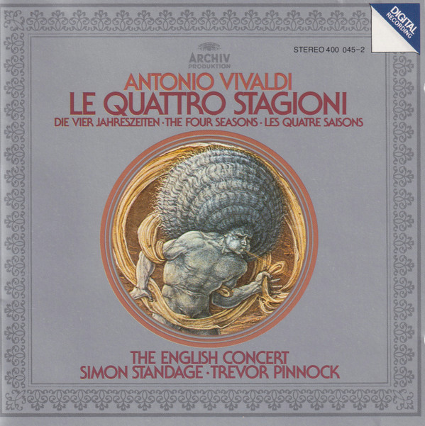 Antonio Vivaldi - The English Concert, Simon Standage, Trevor Pinnock - Le Quattro Stagioni = Die Vier Jahreszeiten = The Four Seasons = Les Quatre Saisons (CD, Album, RE) (Near Mint (NM or M-))