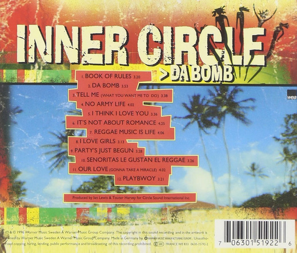 Inner Circle - Da Bomb (CD, Album) (Near Mint (NM or M-)) - Image 2