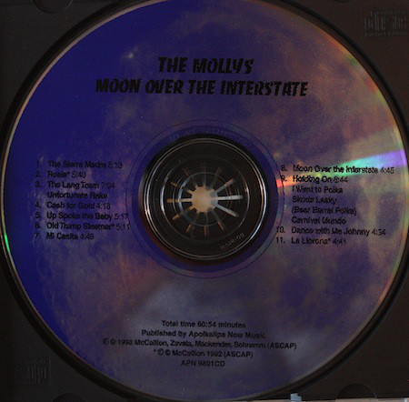 The Mollys - Moon Over The Interstate (CD, Album) (Near Mint (NM or M-)) - Image 3