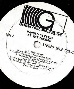 Harold Betters - At The Encore (LP, Album) (Very Good Plus (VG+)) - Image 4