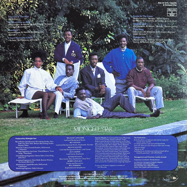 Midnight Star - Midnight Star (LP, Album) (Mint (M)) - Image 2