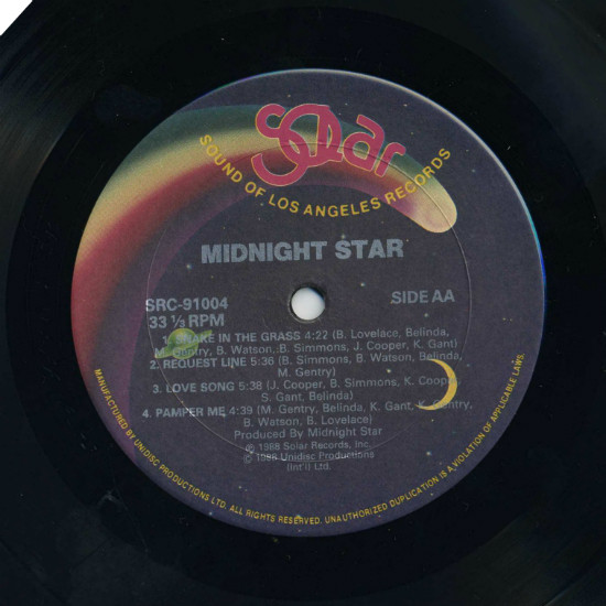 Midnight Star - Midnight Star (LP, Album) (Mint (M)) - Image 4