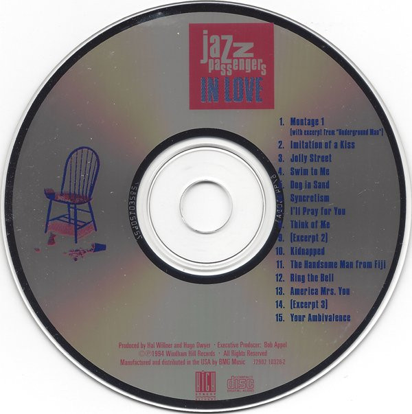 The Jazz Passengers - In Love (CD, Album) (Near Mint (NM or M-)) - Image 3