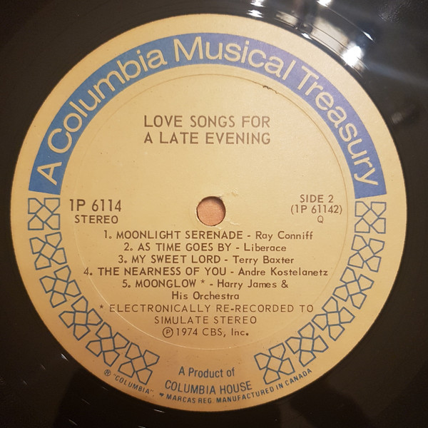 Various - Love Songs For A Late Evening (LP, Comp) (Mint (M)) - Image 5
