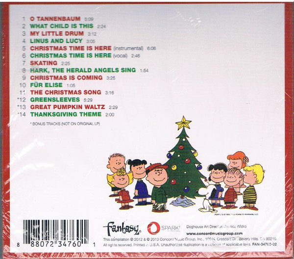 Vince Guaraldi Trio - A Charlie Brown Christmas (CD, Album, RM, Col) (Mint (M)) - Image 2