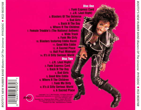 Bootsy's New Rubber Band - Blasters Of The Universe (2xCD, Album) (Near Mint (NM or M-)) - Image 2