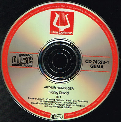 Arthur Honegger - König David (2xCD, Album) (Near Mint (NM or M-)) - Image 3