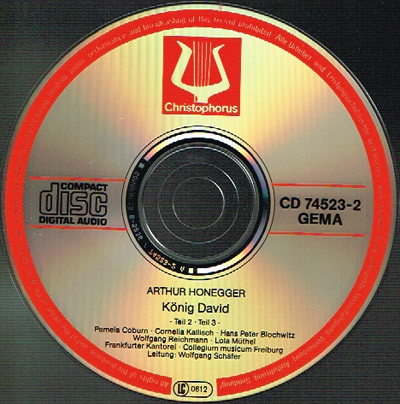 Arthur Honegger - König David (2xCD, Album) (Near Mint (NM or M-)) - Image 4