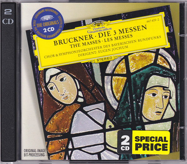 Anton Bruckner - Chor Des Bayerischen Rundfunks & Symphonie-Orchester Des Bayerischen Rundfunks, Eugen Jochum - Die 3 Messen = The Masses = Les Messes (2xCD, Comp, RM) (Near Mint (NM or M-))