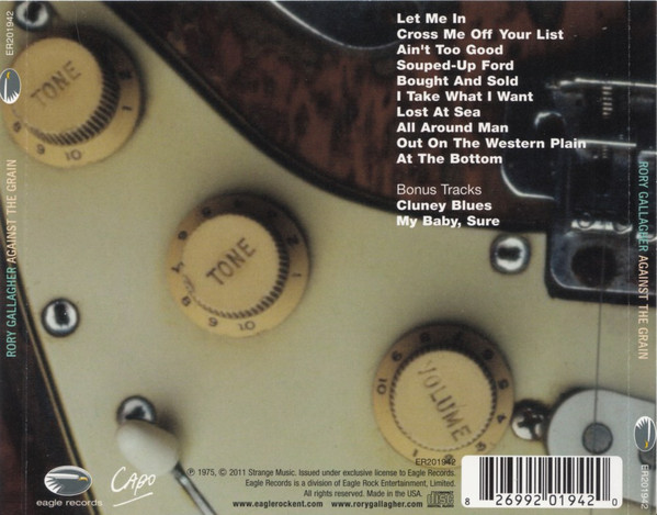 Rory Gallagher - Against The Grain (CD, Album, RE, RM) (Mint (M)) - Image 2