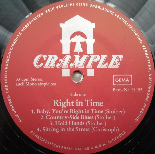 Crample - Right In Time (LP, Album) (Very Good Plus (VG+)) - Image 3