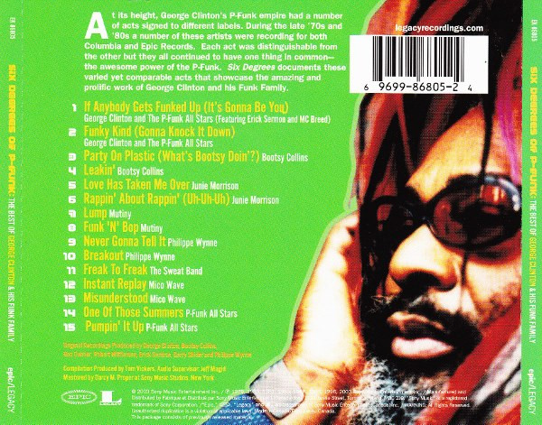 George Clinton - 6 Degrees Of P-Funk: The Best Of George Clinton And His Funk Family (CD, Comp) (Mint (M)) - Image 2