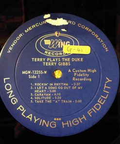 Terry Gibbs - Terry Gibbs Plays The Duke (LP, Album, Mono, RE) (Very Good Plus (VG+)) - Image 4