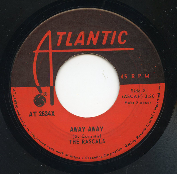 The Rascals - See / Away Away (7") (Near Mint (NM or M-)) - Image 2
