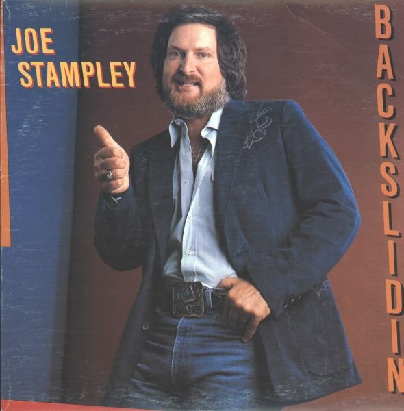 Joe Stampley - Backslidin' (LP, Album) (Mint (M))