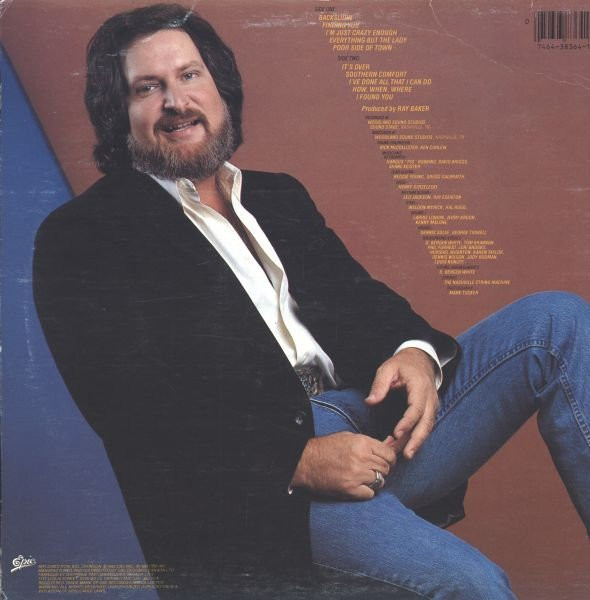 Joe Stampley - Backslidin' (LP, Album) (Mint (M)) - Image 2