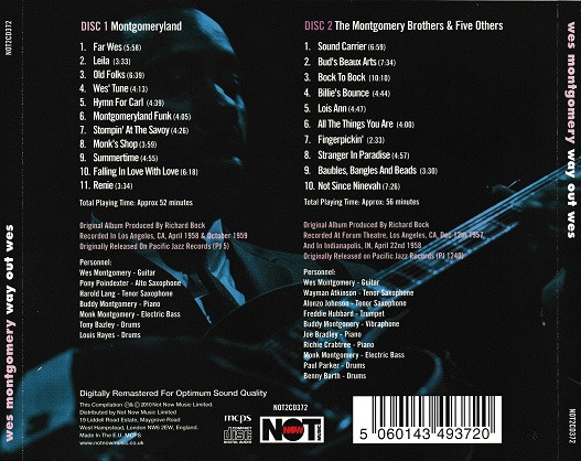 Wes Montgomery - Way Out Wes (2xCD, Comp, RM) (Near Mint (NM or M-)) - Image 2