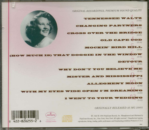Patti Page - Golden Hits (CD, Comp) (Near Mint (NM or M-)) - Image 3