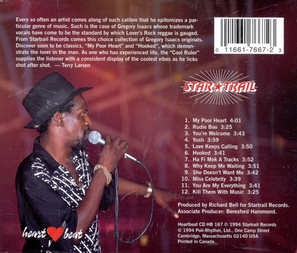 Gregory Isaacs - My Poor Heart (CD, Album) (Near Mint (NM or M-)) - Image 2
