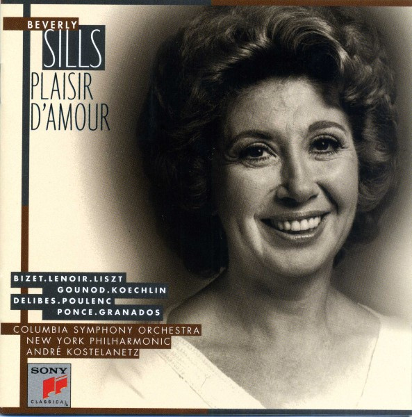 Beverly Sills, André Kostelanetz, Columbia Symphony Orchestra / New York Philharmonic - Plaisir D'Amour (CD) (Near Mint (NM or M-))