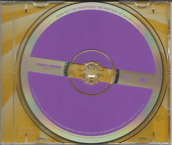 Various - None But The Righteous: The Masters Of Sacred Steel (CD, Comp) (Near Mint (NM or M-)) - Image 2