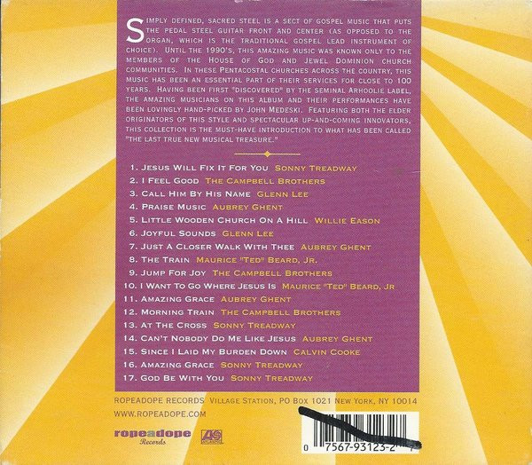 Various - None But The Righteous: The Masters Of Sacred Steel (CD, Comp) (Near Mint (NM or M-)) - Image 3