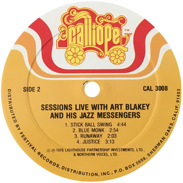 Count Basie, Joe Williams And Art Blakey - Sessions, Live (LP) (Very Good Plus (VG+)) - Image 4