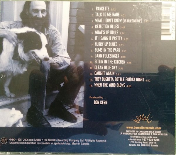 Bob Snider - Caterwaul & Doggerel (CD, Album, RE) (Near Mint (NM or M-)) - Image 2