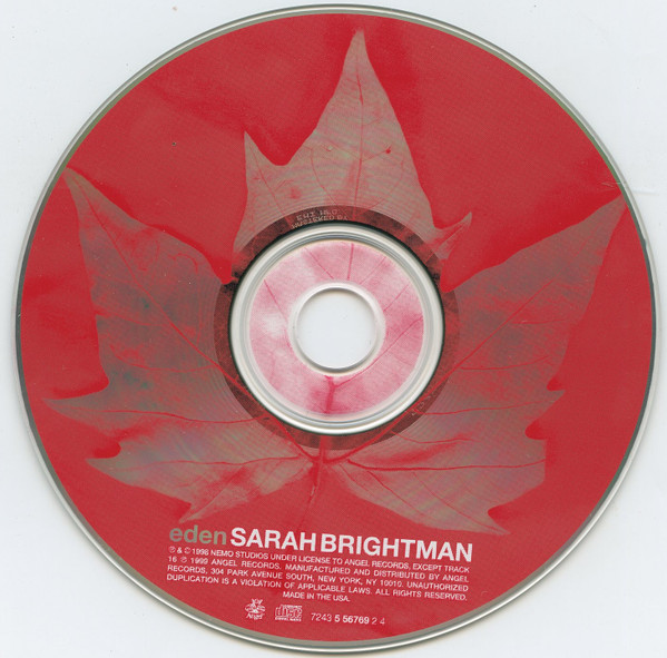 Sarah Brightman - Eden (CD, Album, Club) (Near Mint (NM or M-)) - Image 3