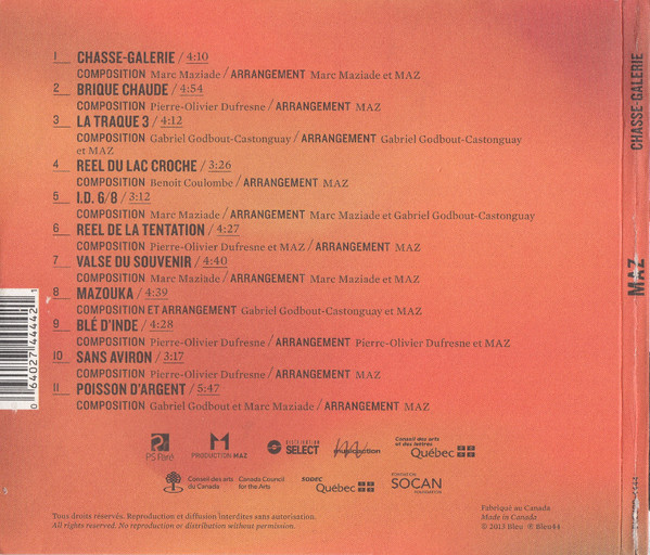 Maz (24) - Chasse-Galerie (CD, Album, Dig + DVD) (Near Mint (NM or M-)) - Image 2
