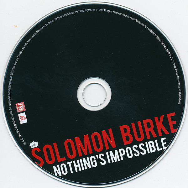 Solomon Burke - Nothing's Impossible (CD, Album) (Near Mint (NM or M-)) - Image 4