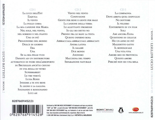 Lucio Battisti, Mogol - Le Avventure Di Lucio Battisti E Mogol 2 (3xCD, Comp + Box) (Near Mint (NM or M-)) - Image 2